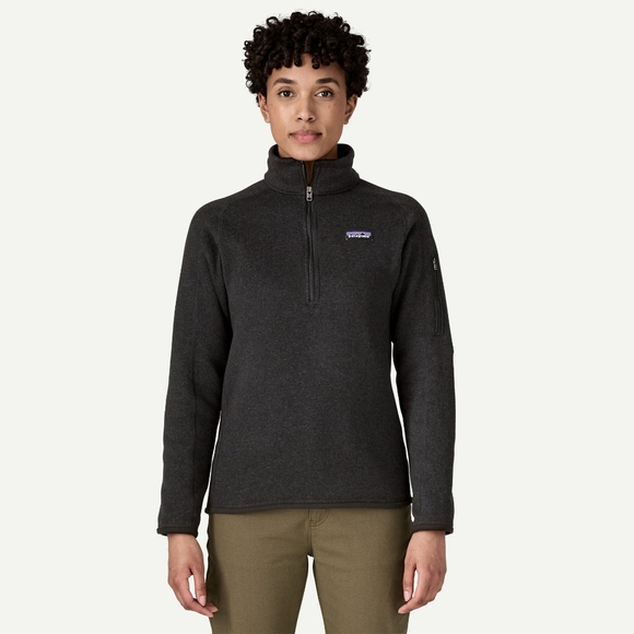 NWT! Patagonia Better Sweater 1/4 Zip, Black (SIZE XS) - Picture 2 of 15